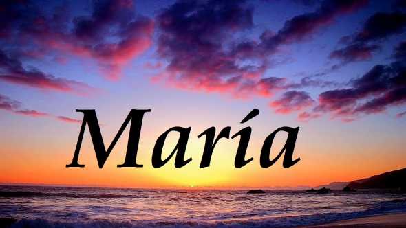 Significado del nombre María